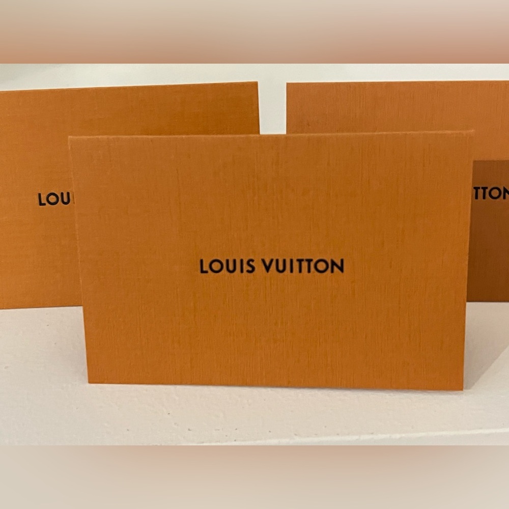 Louis Vuitton Authentic Orange Envelope Card / Receipt Holders Lot of 10 - Picture 8 of 8